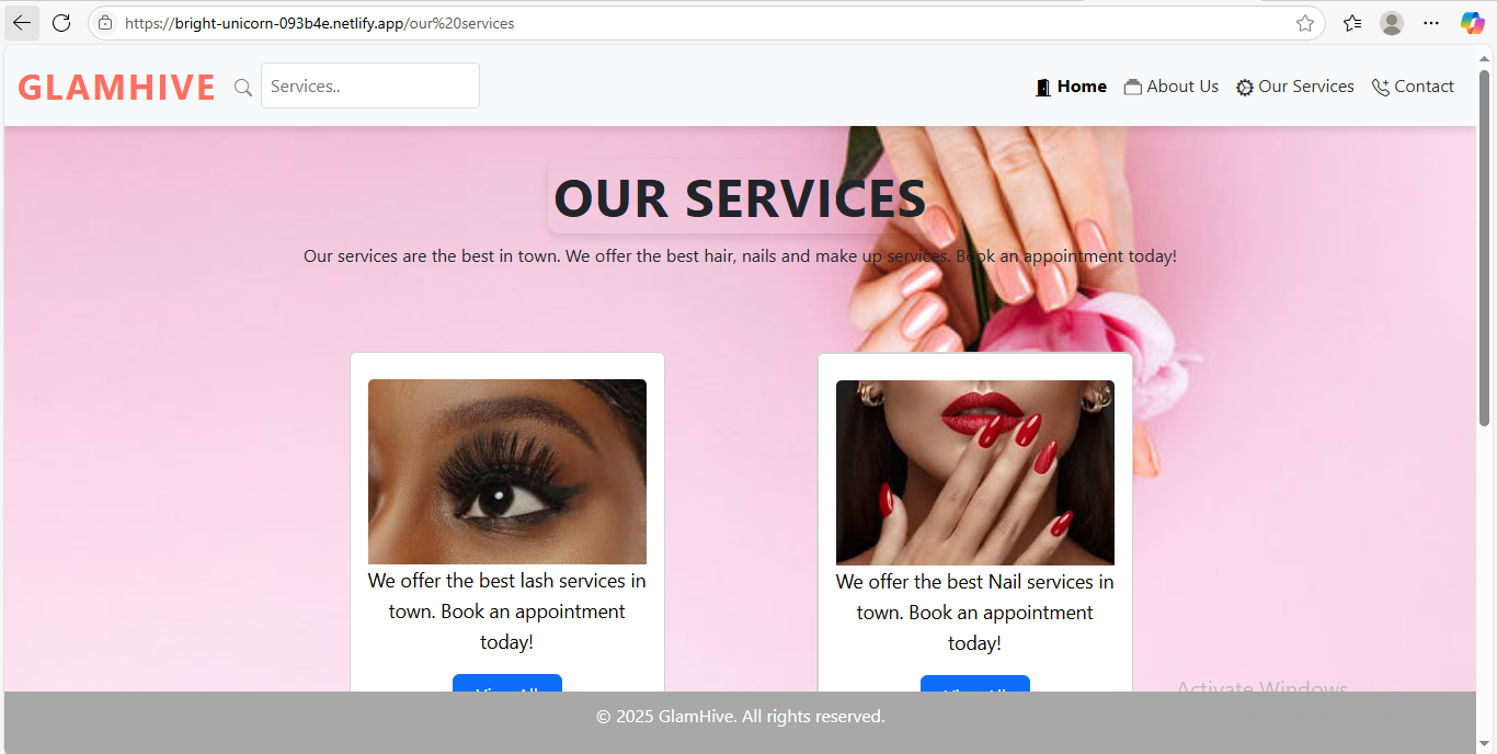 Booking App Screenshot